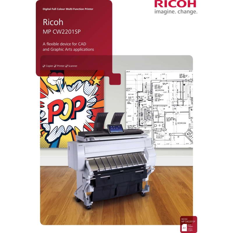 Ricoh MP CW2201SP MULTIFUNZIONE GRANDE FORMATO